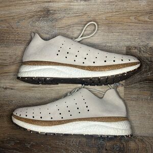 Dove grey Perforated Alstead Sneakers by OTBT size 9